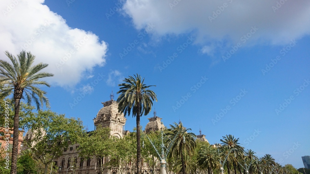 Obraz premium Sky in Barcelona