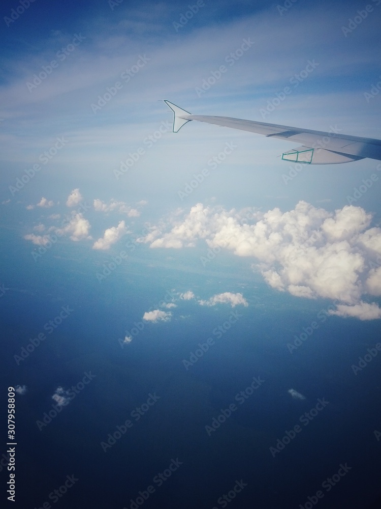 Fototapeta premium airplane in the sky