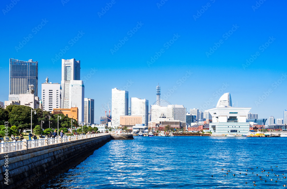 Fototapeta premium 横浜 山下公園とみなとみらい