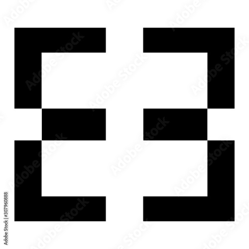 Adinkra woforo dua pa a symbol of support for good causes photo