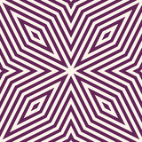 Geometric lines seamless pattern. Simple vector texture with diagonal stripes, lines, rhombuses, diamonds. Abstract graphic background in purple and white color. Modern linear ornament. Repeat design 