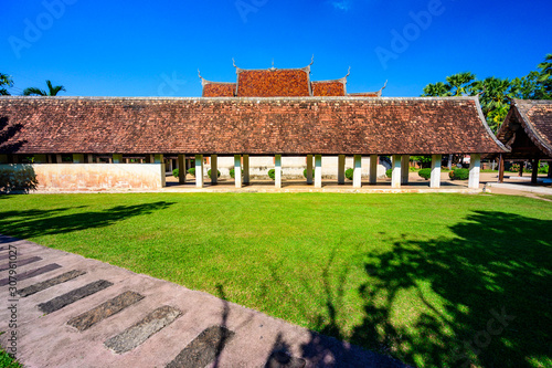 Lanna style building in Intharawat temple photo