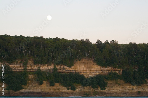 Cliff, Pictured Rocks National Lakeshore, Michigan photo