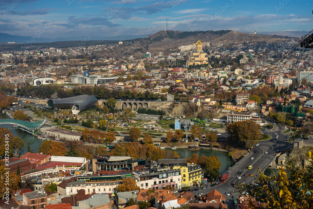 Tbilisi's city  downtown