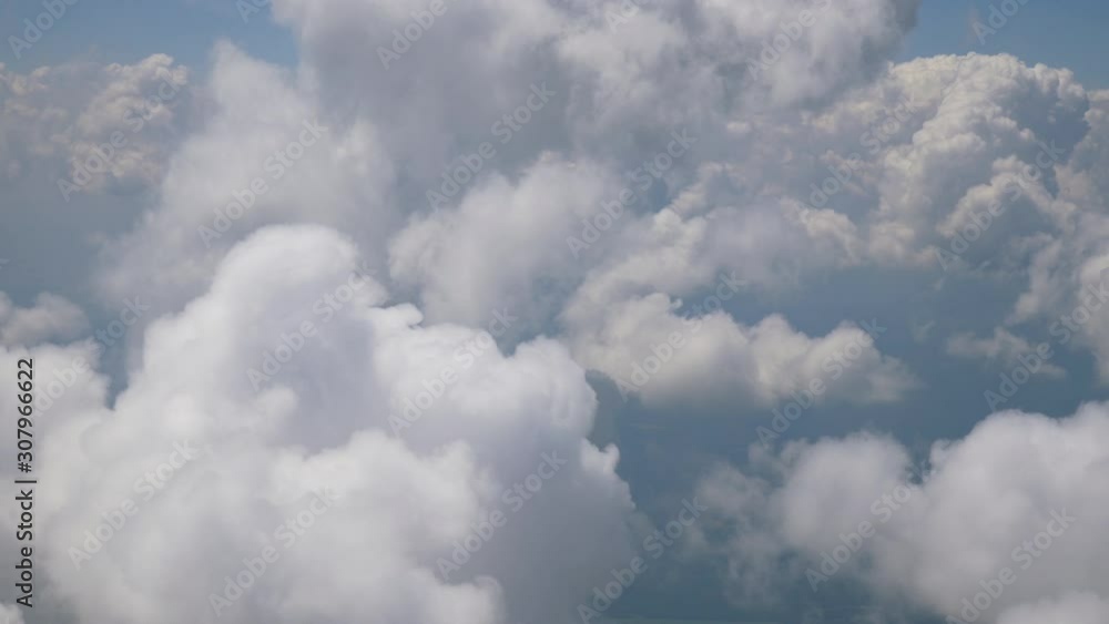 day time aircarft passenger window view white clouds aerial panorama 4k switzerland day time aircarft passenger window view white clouds aerial panorama 4k switzerland
