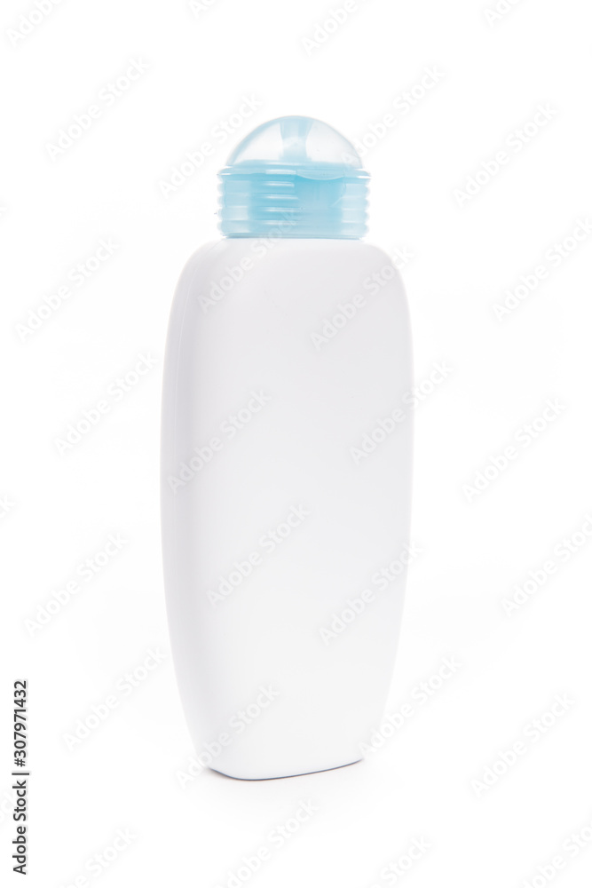 Plastic bottle lid blue color without label isolated on white background. Plastic bottle lid blue color without label isolated on white background.
