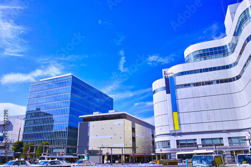 東京都調布市の調布駅北口の風景