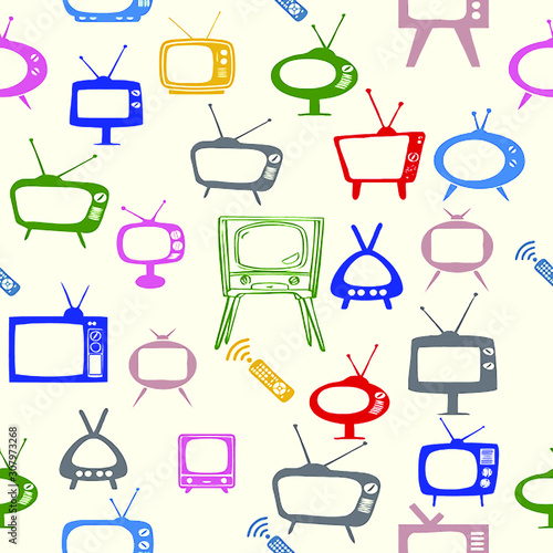 TV's in retro kitsch 50's design