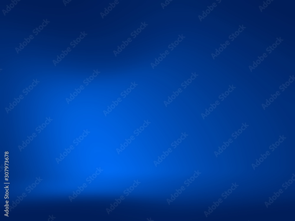 Abstract blue background for web design templates, valentine, christmas, product studio room and business report with smooth gradient color.