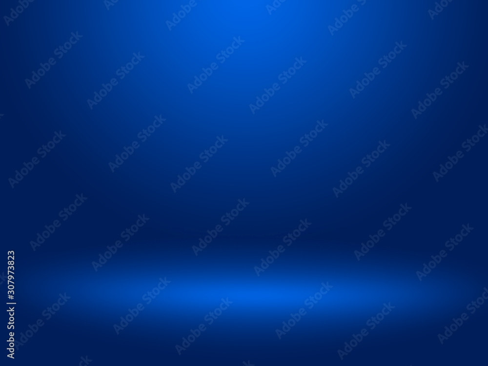 Abstract blue background for web design templates, valentine, christmas, product studio room and business report with smooth gradient color.