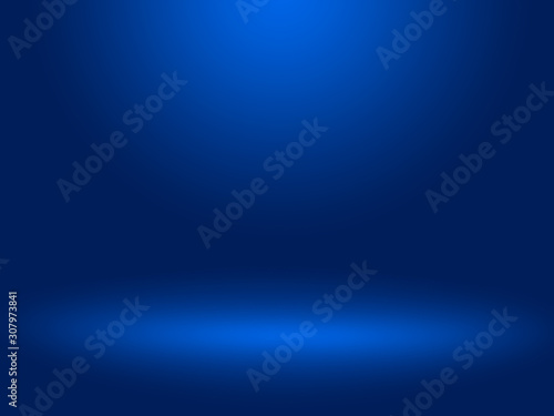 Abstract blue background for web design templates, valentine, christmas, product studio room and business report with smooth gradient color.