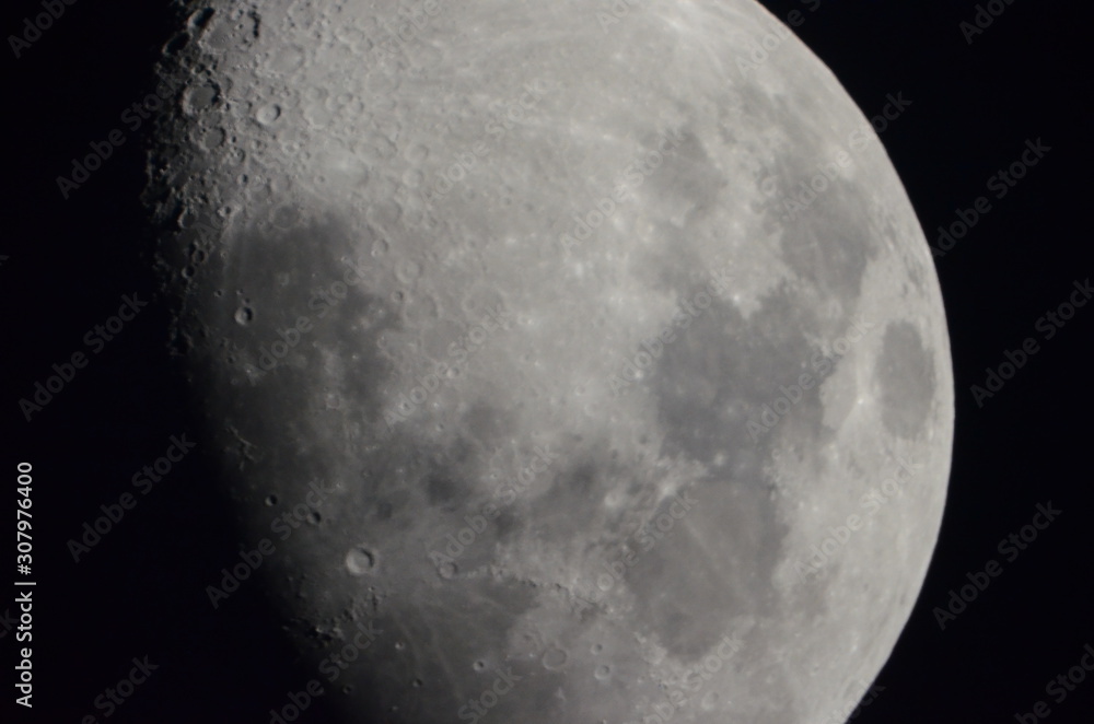 Naklejka premium moon in space