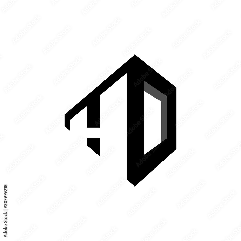 HD logo H D initial Letter design vector graphic concept illustrations HD logo H D initial Letter design vector graphic concept illustrations