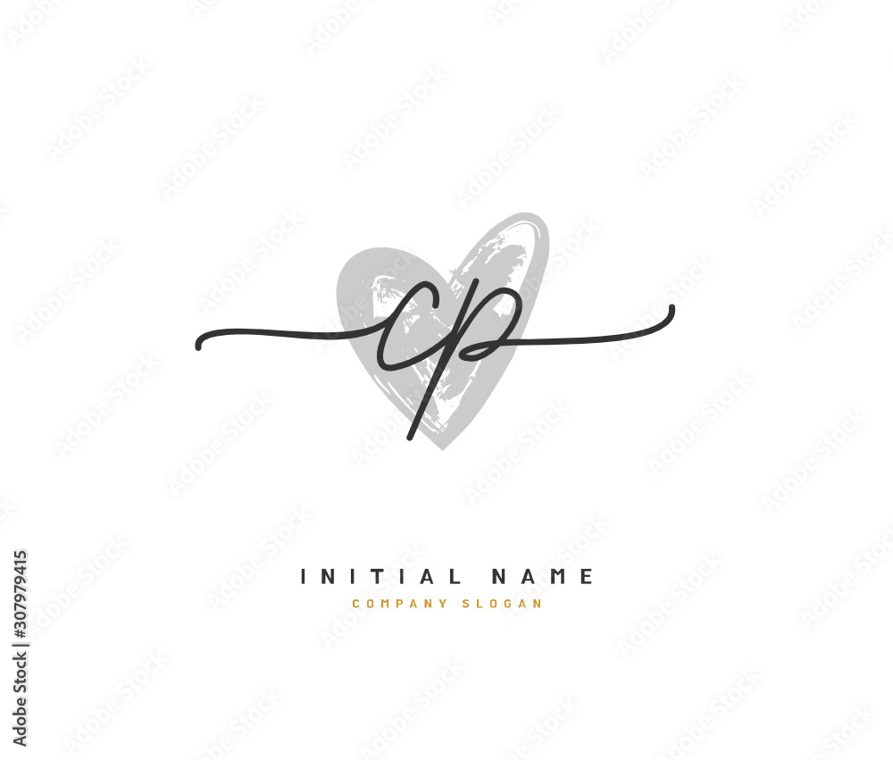 C P CP Beauty vector initial logo, handwriting logo of initial signature, wedding, fashion, jewerly, boutique, floral and botanical with creative template for any company or business. C P CP Beauty vector initial logo, handwriting logo of initial signature, wedding, fashion, jewerly, boutique, floral and botanical with creative template for any company or business.