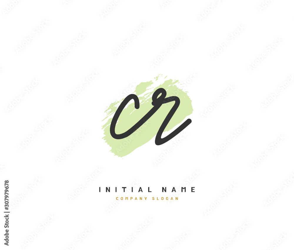 C R CR Beauty vector initial logo, handwriting logo of initial signature, wedding, fashion, jewerly, boutique, floral and botanical with creative template for any company or business. C R CR Beauty vector initial logo, handwriting logo of initial signature, wedding, fashion, jewerly, boutique, floral and botanical with creative template for any company or business.