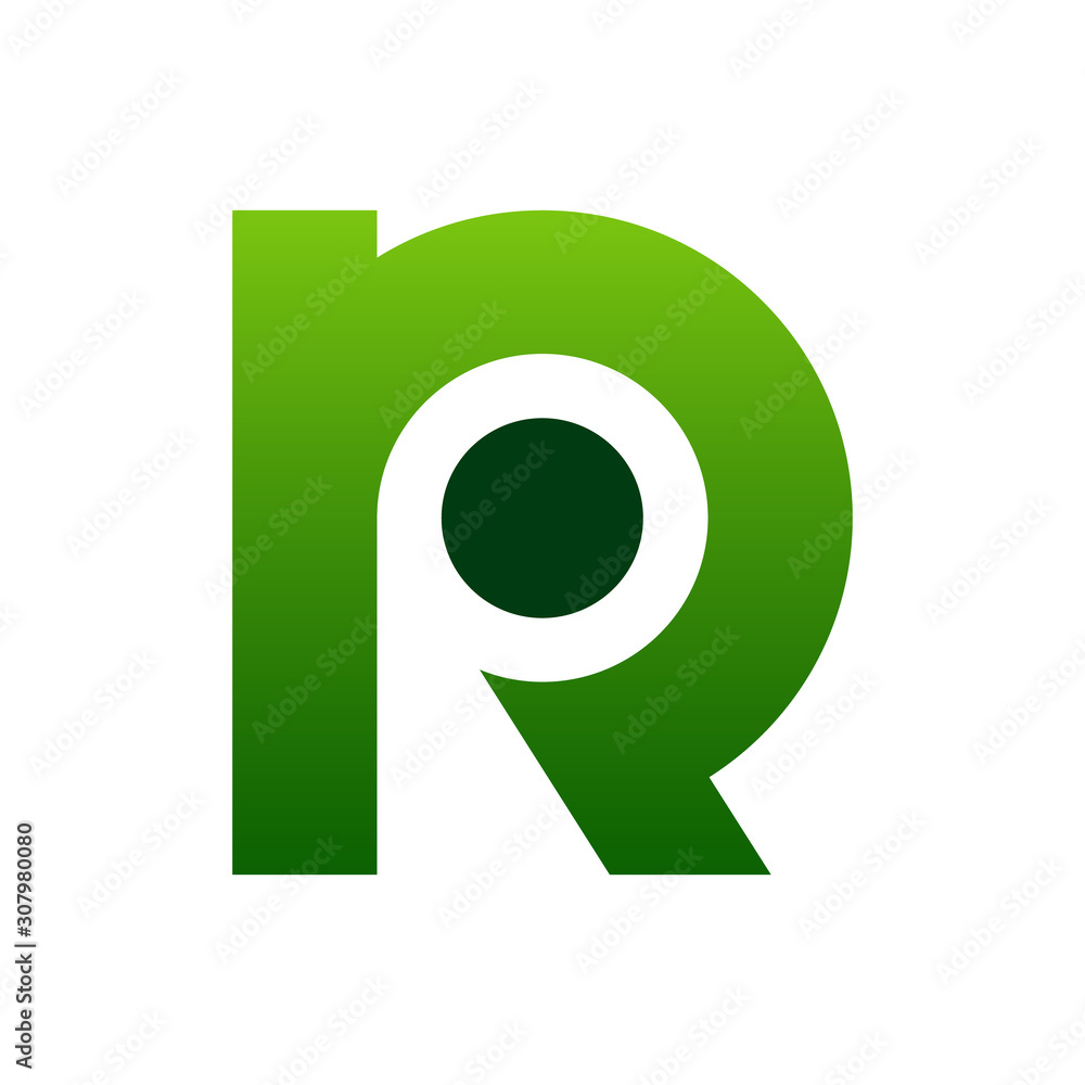 Abstract letter R logo design template. Abstract letter R logo design template.