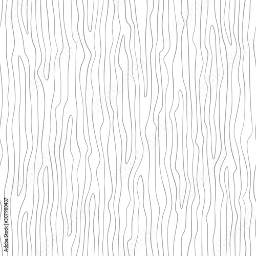 Seamless wooden pattern. Wood grain texture. Dense lines. Abstract background. Vector illustration