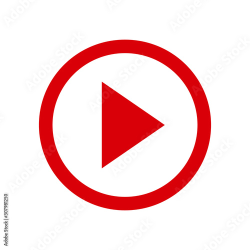 play video button icon in two color design style. Free Download play video button icon in two color design style. - GFXLoad