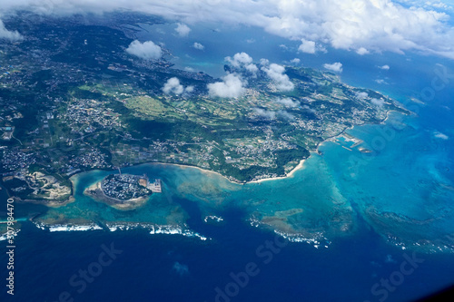沖縄の航空写真
