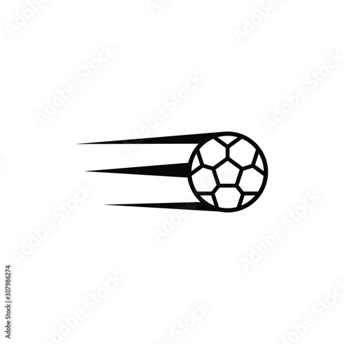 Soccer ball vector icon flat style illustration for web, mobile, logo, application and graphic design. Ball Icon Vector, Soccer ball vector icon simple sign and modern symbol.