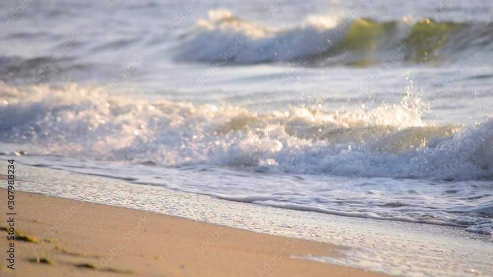 Yellow sand and clear water sea ocean beach in the morning. Yellow sand and clear water sea ocean beach in the morning.