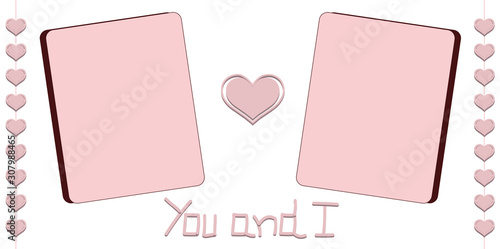 A lovely couple photo frame.