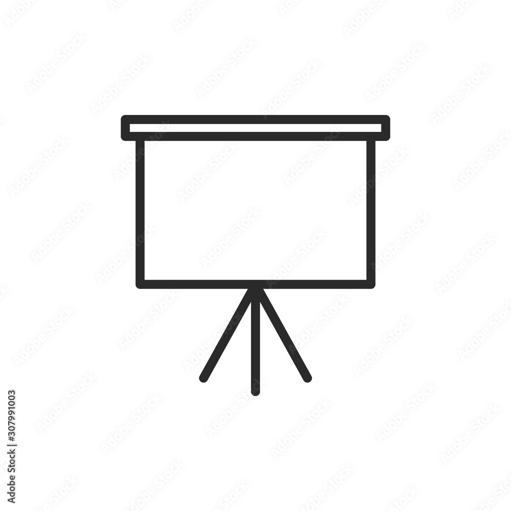Presentation Board Icon Vector Illustration Presentation Board Icon Vector Illustration