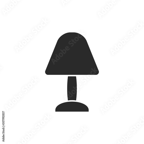 Table Lamp Icon Vector Illustration