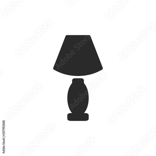 Table Lamp Icon Vector Illustration