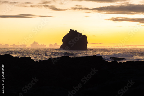 Iceland, sunset 