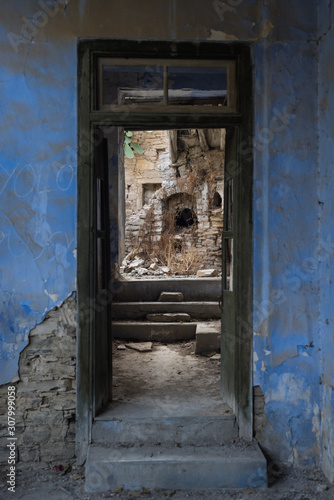 Cyprus, Greece, Lefkara, abandoned house, retro © Solomiia