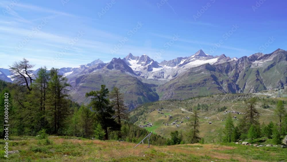 Matterhorn and Alps Mountain in Zermatt, Switzerland Matterhorn and Alps Mountain in Zermatt, Switzerland