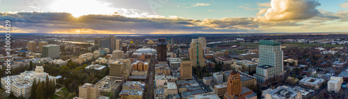 Aerial view of Sacramento