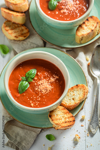 Delicious and creamy tomato...