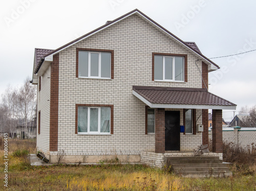 Brick cottage in the village