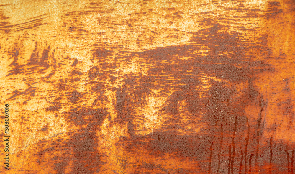 Naklejka premium Rusty metal as an abstract background