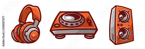 TURNTABLE MUSIC DJ