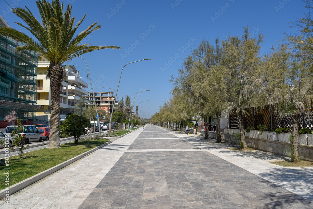 Pescara Seafront by Morning at Spring Pescara Seafront by Morning at Spring