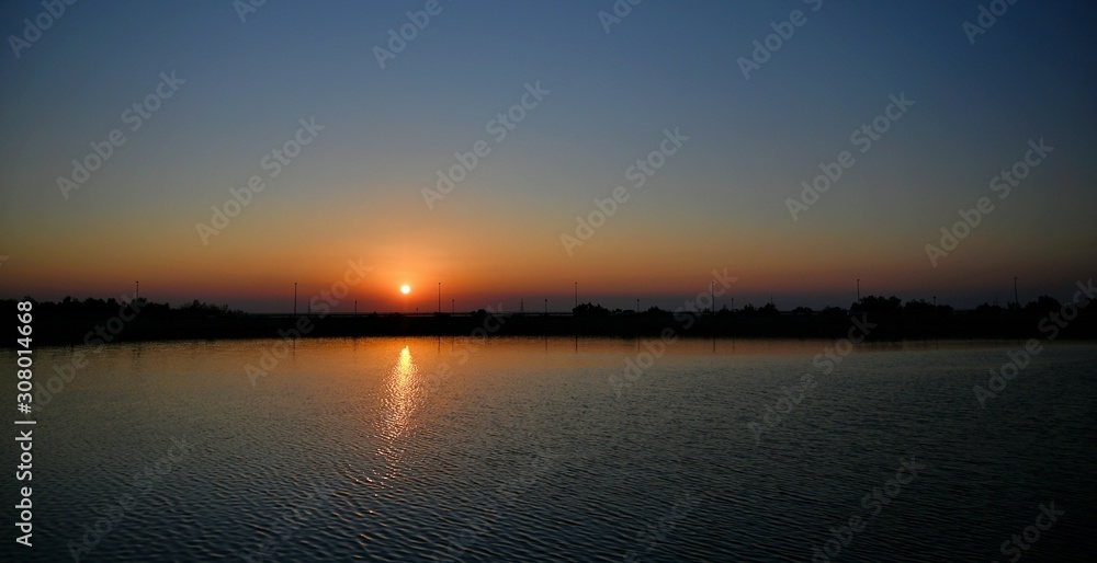 Beautiful Sunset at Al Ain UAE