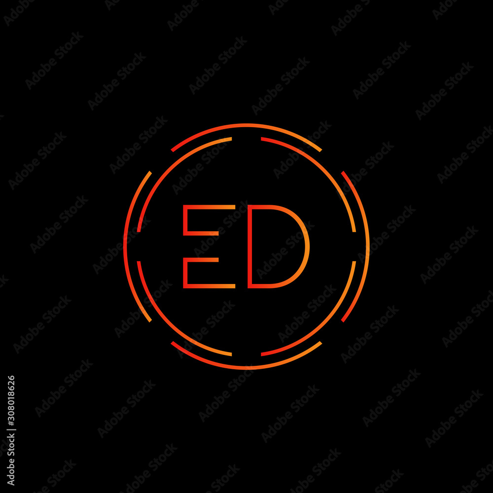 Initial ED Letter Linked Logo. Creative Letter ED Modern Business Logo Vector Template. Initial ED Logo Template Design Initial ED Letter Linked Logo. Creative Letter ED Modern Business Logo Vector Template. Initial ED Logo Template Design