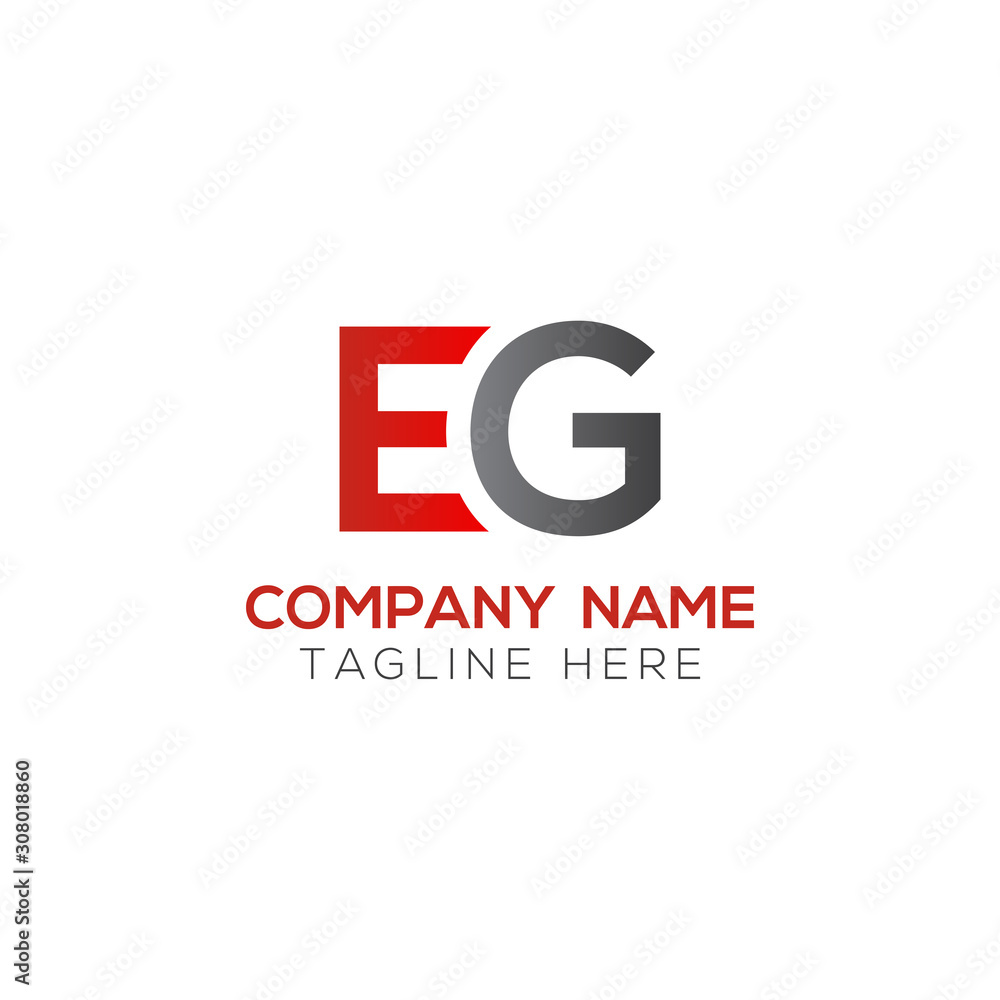 Initial EG Letter Linked Logo. Creative Letter EG Modern Business Logo Vector Template. Initial EG Logo Template Design