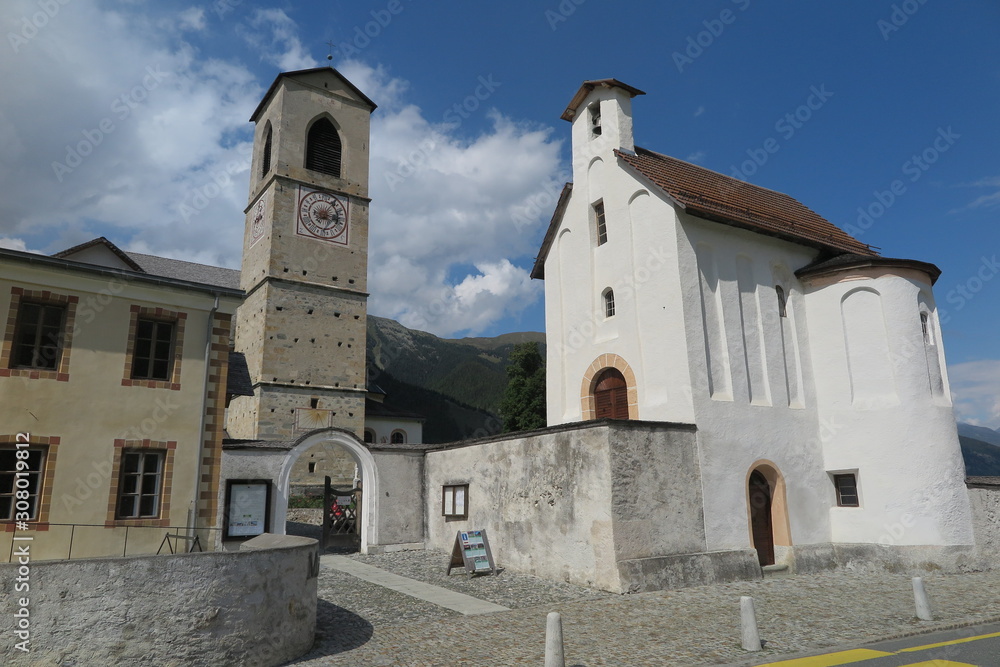 Klosterkirche St.Johann in Müstair, Graubünden, Schweiz