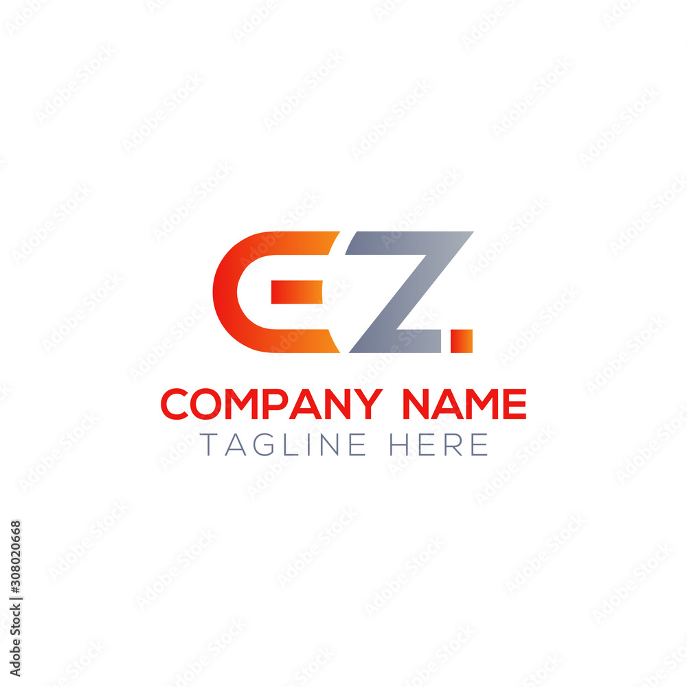 Initial EZ Letter Linked Logo. Creative Letter EZ Modern Business Logo Vector Template. Initial EZ Logo Template Design Initial EZ Letter Linked Logo. Creative Letter EZ Modern Business Logo Vector Template. Initial EZ Logo Template Design