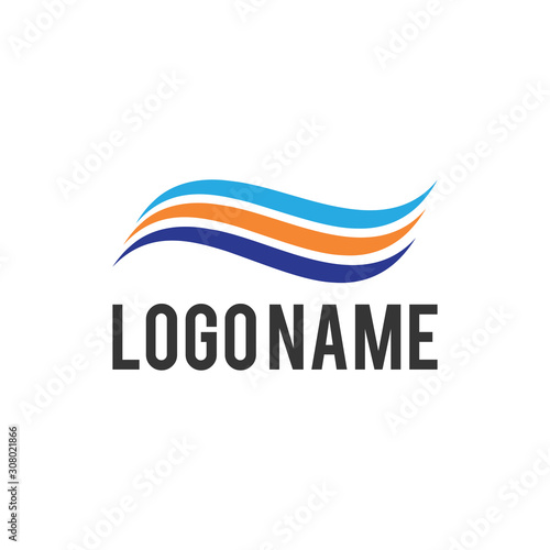 Free Download Abstract Vector Logo Design Template. Colorful Abstract Logo Design. - GFXLoad