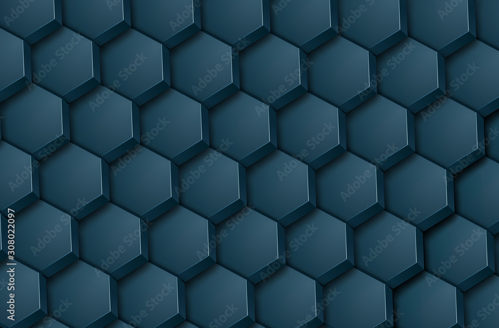 Abstract background 3D hexagons mosaic Abstract background 3D hexagons mosaic