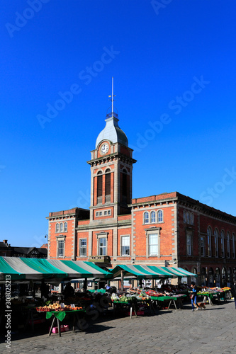 The Market Hall, Market Square, Chesterfield Town, Derbyshire, England, UK