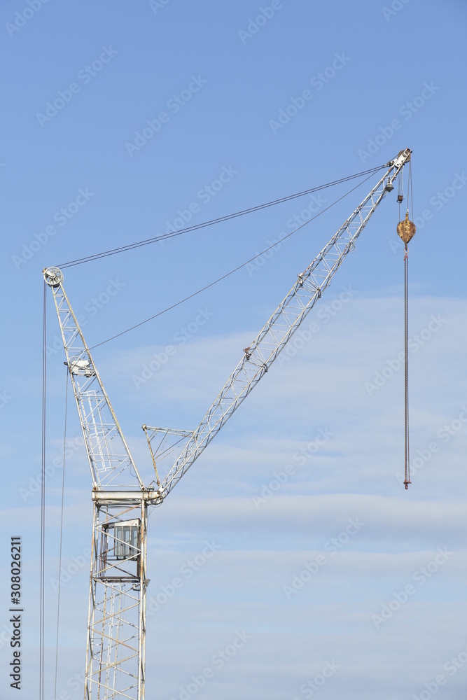 Kran auf einer Werft, Bremen, Deutschland, Europa