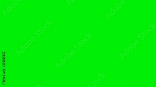 Green fireworks holiday background, Green Screen Chromakey