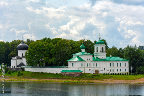 Pskov Spaso-Preobrazhenskiy Mirozhsky  Zavilichski friary monastery photo