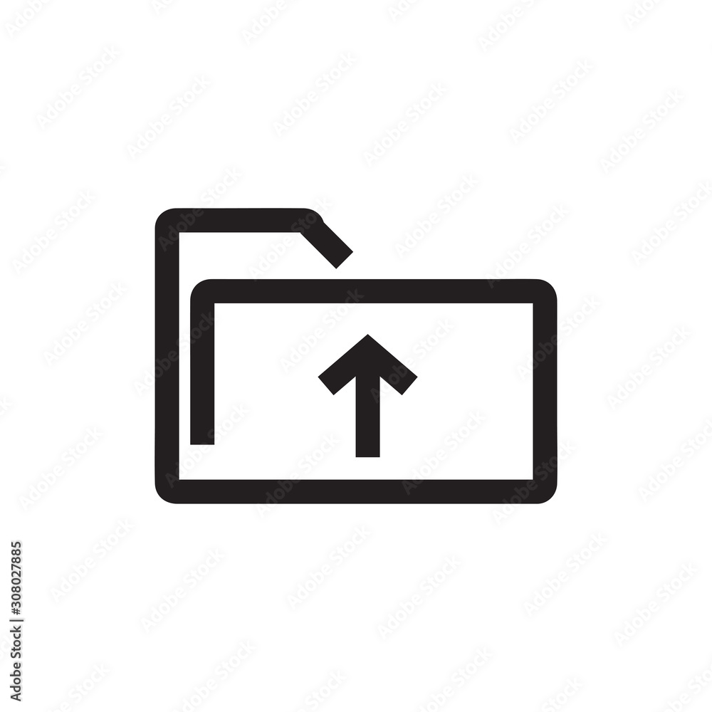 Folder upload icon vector isolated on background. Trendy document symbol. Pixel perfect. illustration EPS 10. - Vector. Folder upload icon vector isolated on background. Trendy document symbol. Pixel perfect. illustration EPS 10. - Vector.